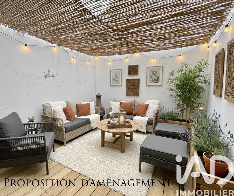 Maison de ville - 76 m² - 3 pièces