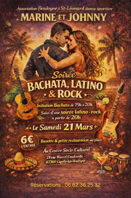 Soirée Bachata, latino et rock