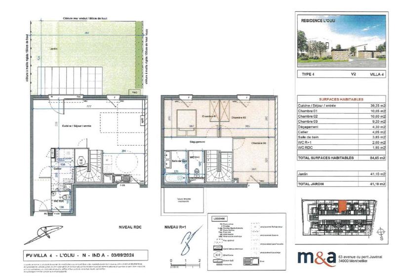 Pavillon - 84 m² - 4 pièces
