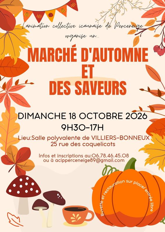 Marché d'automne et des saveurs