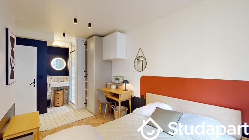 Chambre - 10 m² - 1 pièce