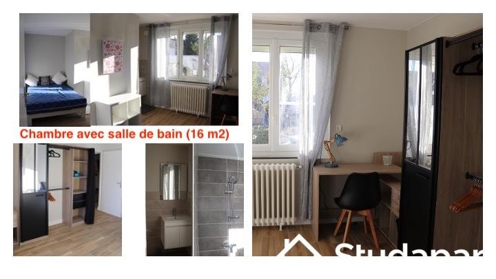 Chambre - 17 m² - 1 pièce