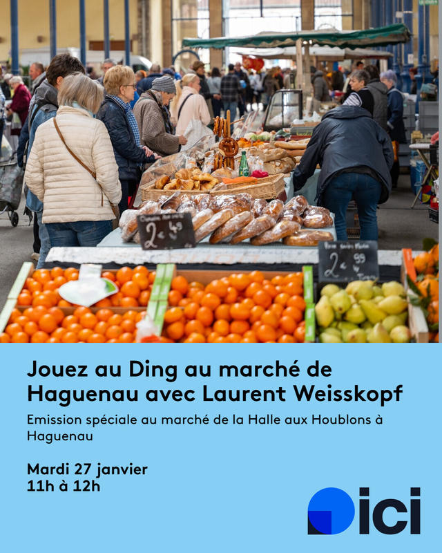 Le Ding en direct du marché
