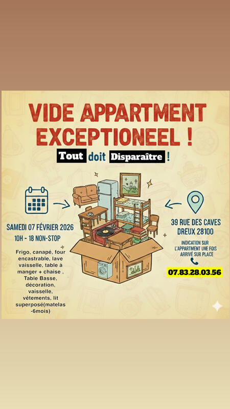 Vide appartement