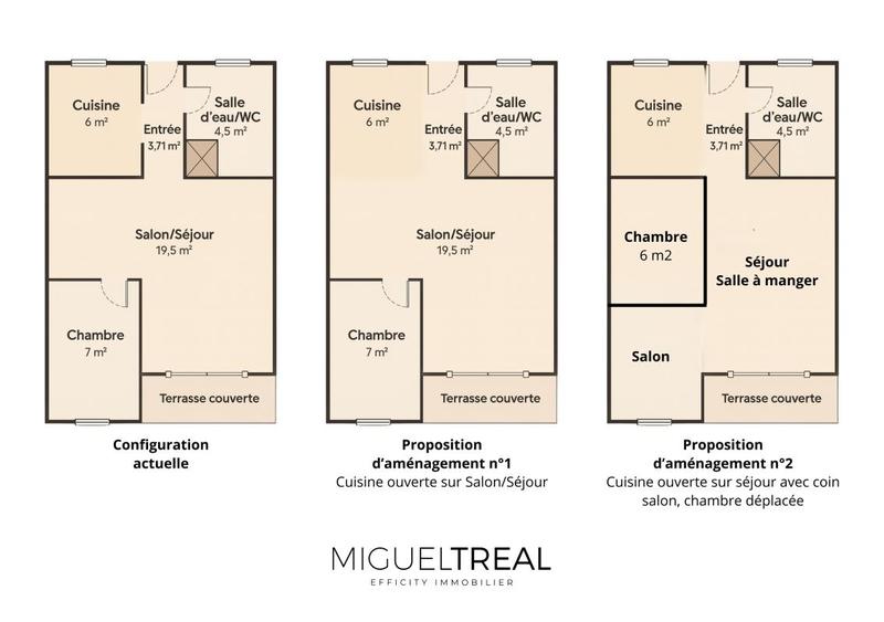 Appartement - 41 m² - 2 pièces