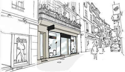 Local commercial - 41 m² - 2 pièces