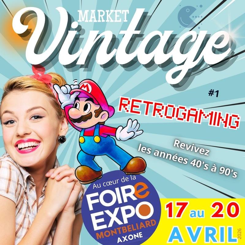 Market vintage &amp; rétrogaming