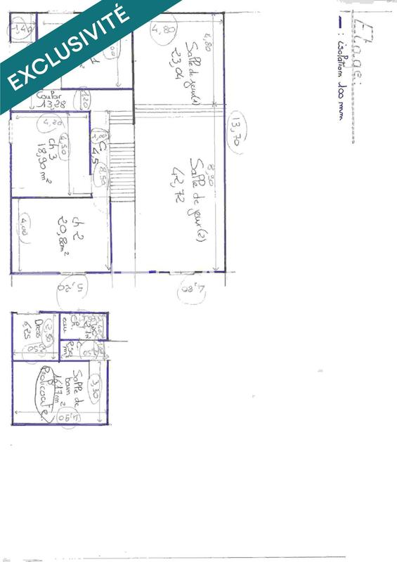 Maison - 300 m² - 6 pièces