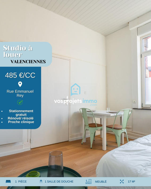 Appartement - 18 m² - 1 pièce