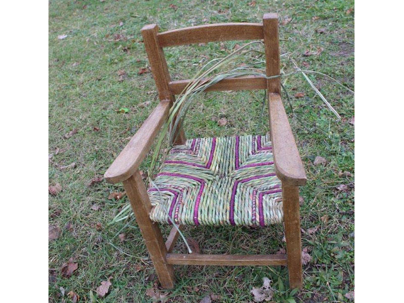 Atelier rempaillage accompagnée de chants et contes