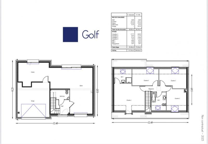 Maison - 115 m² - 5 pièces