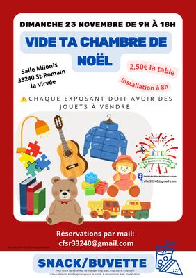 Vide ta chambre de Noël