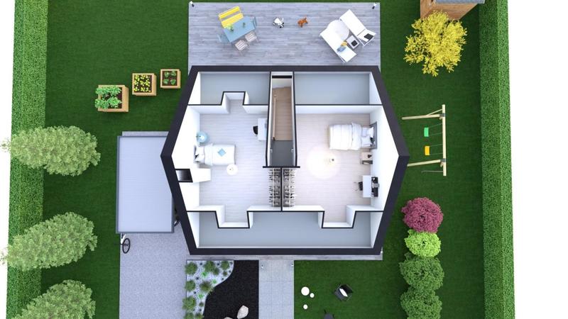 Maison - 84 m² - 3 pièces