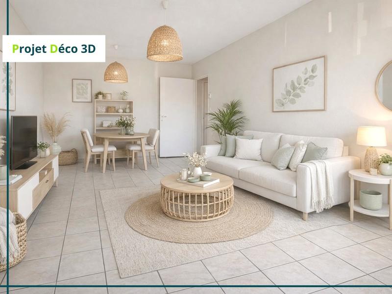 Appartement - 46 m² - 2 pièces