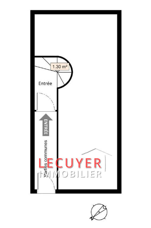 Appartement - 44 m² - 1 pièce