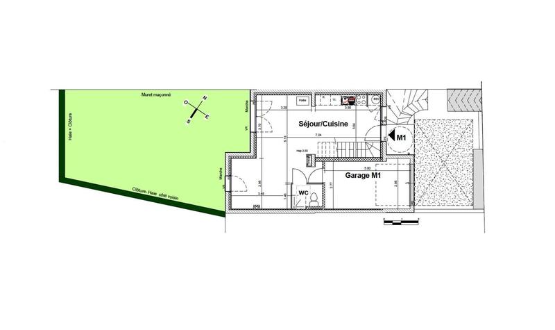 Maison - 80 m² - 4 pièces