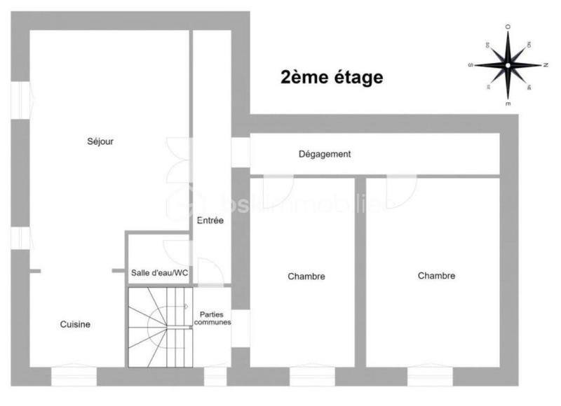 Appartement - 80 m² - 3 pièces