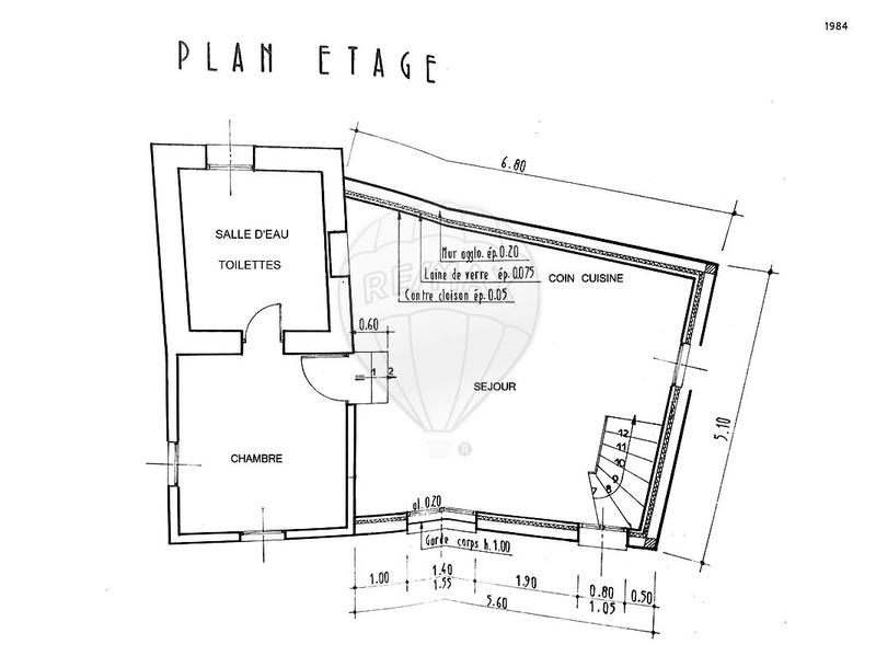 Maison - 50 m² - 3 pièces