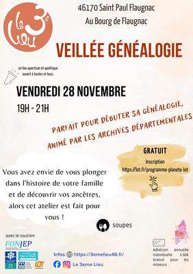 Veillée généalogie