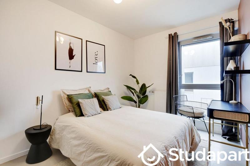 Chambre - 9 m² - 1 pièce