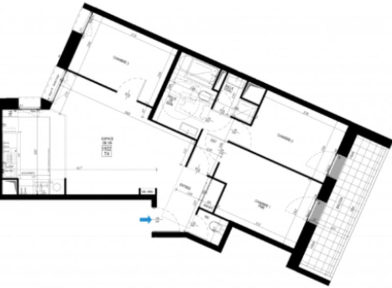 Appartement - 72 m² - 4 pièces