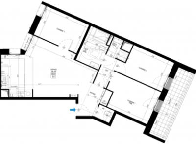 Appartement - 72 m² - 4 pièces