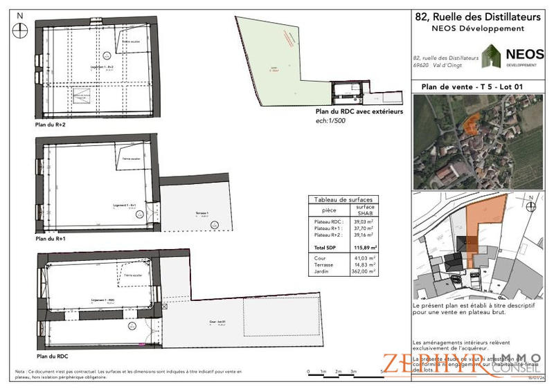 Maison ancienne - 98 m² - 4 pièces