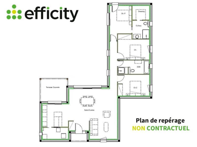 Pavillon - 110 m² - 4 pièces