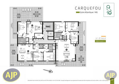 Appartement - 88 m² - 4 pièces