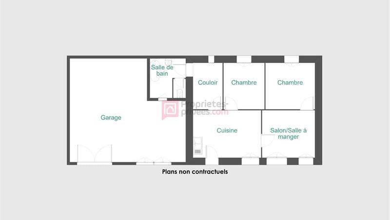 Maison - 59 m² - 3 pièces
