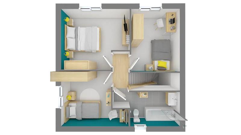 Maison - 82 m² - 4 pièces