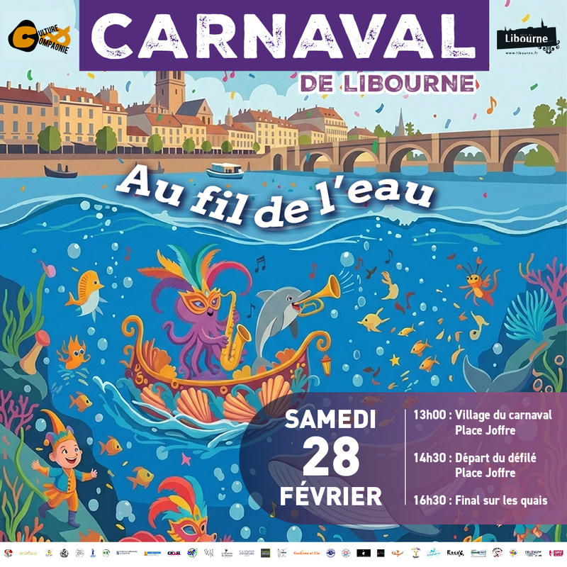 Carnaval de Libourne "Au fil de l'eau"