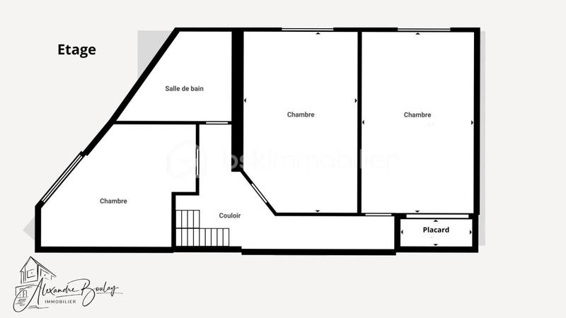 Maison de ville - 81 m² - 4 pièces