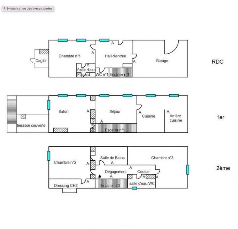 Maison ancienne - 150 m² - 4 pièces