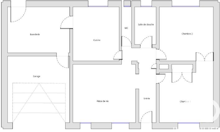 Maison - 71 m² - 3 pièces