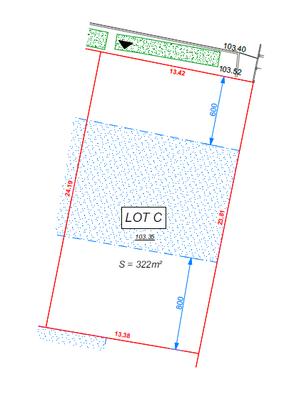 Terrain - 322 m²