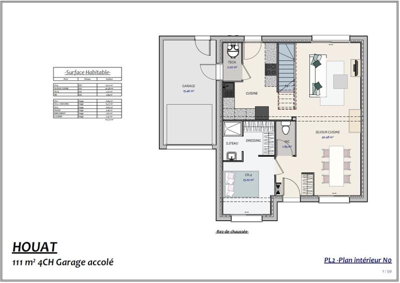 Maison - 111 m² - 5 pièces