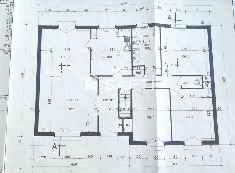 Maison - 106 m² - 5 pièces