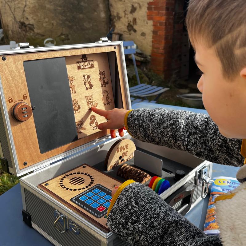 Jeu Enquête Game "Qui a saboté les chocolats?"