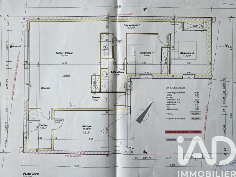 Maison - 78 m² - 3 pièces