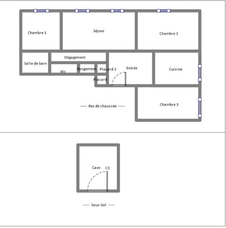Appartement - 81 m² - 4 pièces