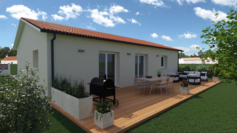 Maison - 90 m² - 4 pièces