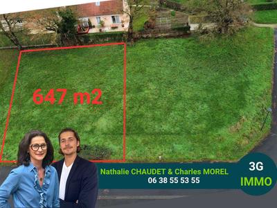 Terrain constructible - 647 m²