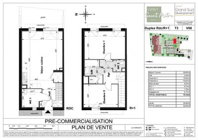Villa - 75 à 86 m² - 3 pièces
