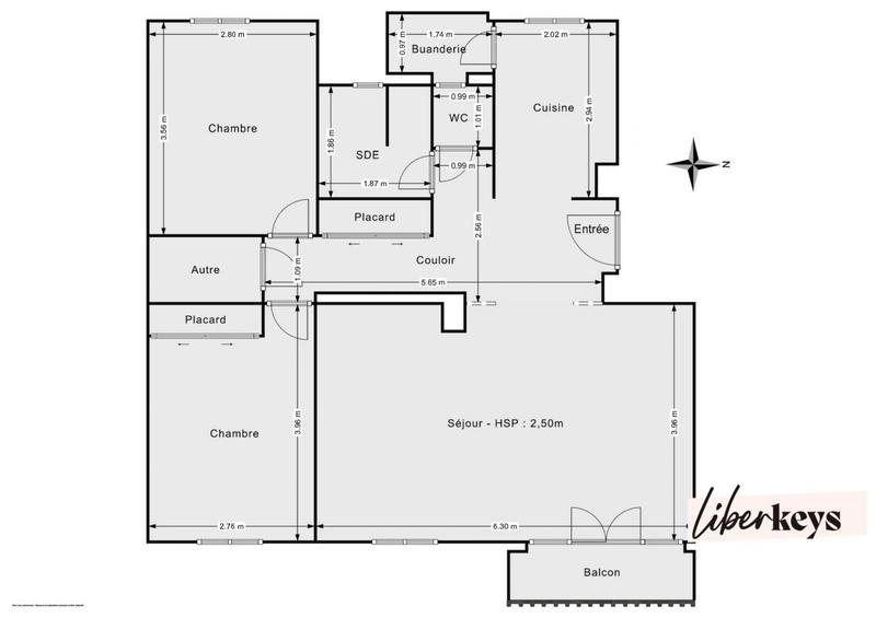 Appartement - 69 m² - 4 pièces