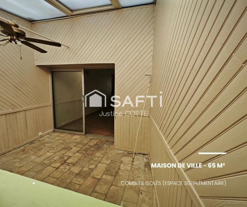 Maison de ville - 65 m² - 2 pièces