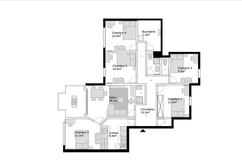 Appartement - 107 m²