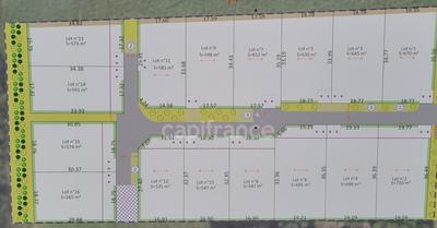 Terrain constructible - 710 m²