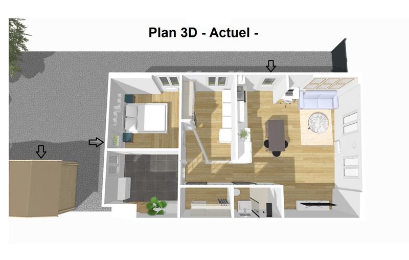 Appartement - 59 m² - 5 pièces