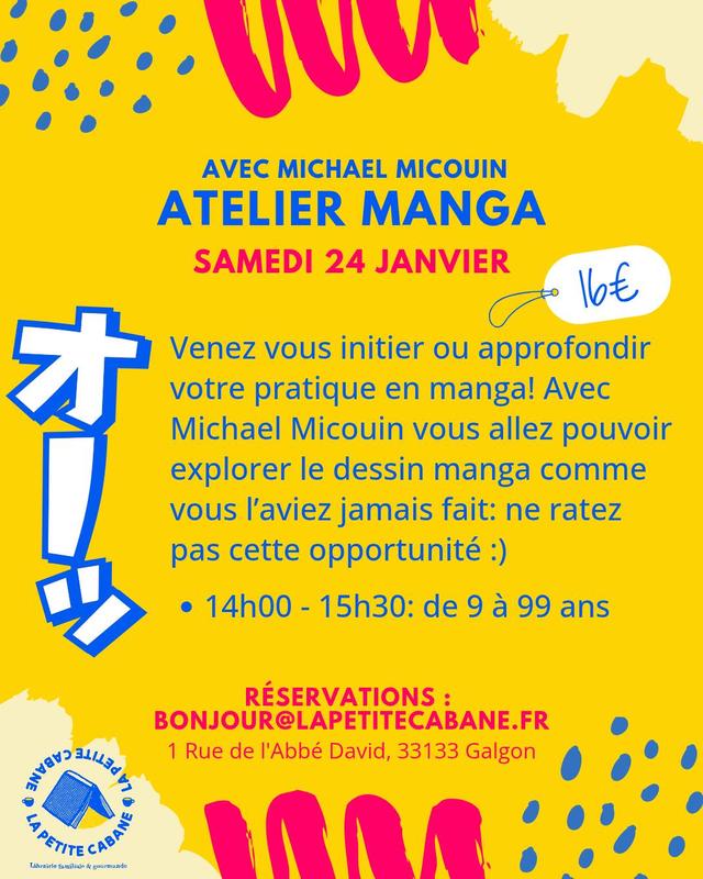 Atelier Manga à la Petite Cabane